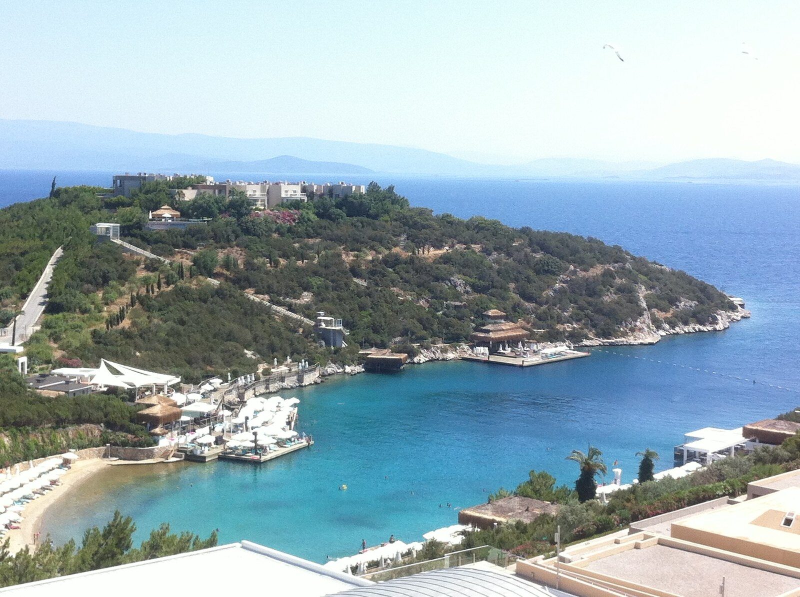 A turquoise cove near Türkbükü